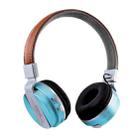 BTH-858 Stereo Sound Quality V4.2 Bluetooth Headphone, Bluetooth Distance: 10m, Support 3.5mm Audio Input & FM, For iPad, iPhone, Galaxy, Huawei, Xiaomi, LG, HTC and Other Smart Phones(Blue) - 1