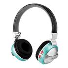 BTH-868 Stereo Sound Quality V4.2 Bluetooth Headphone, Bluetooth Distance: 10m, Support 3.5mm Audio Input & FM(Green) - 1