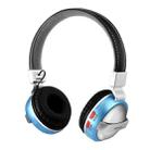 BTH-868 Stereo Sound Quality V4.2 Bluetooth Headphone, Bluetooth Distance: 10m, Support 3.5mm Audio Input & FM(Blue) - 1