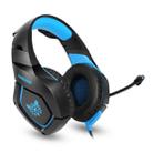 ONIKUMA K1 Deep Bass Noise Canceling Gaming Headphone with Microphone, For PS4, Smartphone, Tablet, PC, Notebook(Black+Blue) - 2