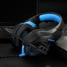 ONIKUMA K1 Deep Bass Noise Canceling Gaming Headphone with Microphone, For PS4, Smartphone, Tablet, PC, Notebook(Black+Blue) - 3