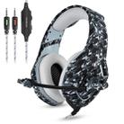 ONIKUMA K1-B Deep Bass Noise Canceling Camouflage Gaming Headphone with Microphone(Grey) - 1