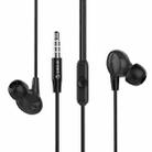 ORICO SOUNDPLUS-RP1 1.2m In-Ear Music Headphones with Mic, For iPhone, Galaxy, Huawei, Xiaomi, LG, HTC and Other Smart Phones (Black) - 1