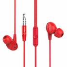 ORICO SOUNDPLUS-RP1 1.2m In-Ear Music Headphones with Mic, For iPhone, Galaxy, Huawei, Xiaomi, LG, HTC and Other Smart Phones (Red) - 1