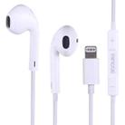 M26 8 Pin Stereo Dynamic Bass Earphone with Mic, Condition of Use: Bluetooth 5.0 Connecting(White) - 1