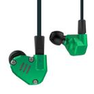 KZ ZS6 Eight Unit Circle Iron Aluminum Alloy In-ear HiFi Earphone without Microphone (Green) - 1