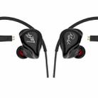 KZ ZS3 Wire-controlled In-ear Mega Bass HiFi Earphone without Microphone (Black) - 1