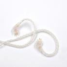 KZ B 8 Pin Oxygen-free Copper Silver Plated Upgrade Cable for KZ ZST / ES4 / ZS10 / AS10 / BA10 Earphones(White) - 1