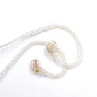 KZ C 8 Pin Oxygen-free Copper Silver Plated Upgrade Cable for KZ ZSN Earphones(White) - 1