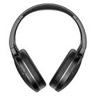 Baseus Encok D02 Bluetooth 5.0 Subwoofer Foldable Wireless Bluetooth Headset for Mobile Devices with Bluetooth, with Microphone & 3.5mm Jack(Black) - 2
