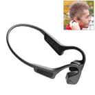 G18 Bone Conduction Hanging Ear Motion Biaural Bluetooth 5.0 Wireless Headset(Grey) - 1