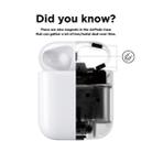 Cat Claw Pattern Metal Dustproof Protective Sticker for Apple AirPods 1/2(Silver) - 3