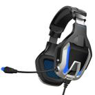 ONIKUMA K12 Over Ear Bass Stereo Surround USB + 3.5mm Plug Gaming Headphone with Microphone & LED Light(Blue) - 1