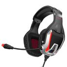 ONIKUMA K12 Over Ear Bass Stereo Surround USB + 3.5mm Plug Gaming Headphone with Microphone & LED Light(Red) - 1