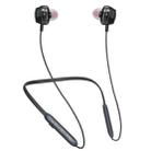 BH-I37 Bluetooth 5.0 Wire-controlled Bluetooth Earphone Built-in High-fidelity Microphone, Support Call(Black) - 1