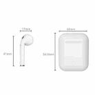 i9 Touch Wireless TWS Sport Bilateral Stereo Bluetooth 5.0 Headset with Charging Box, Touch Version (White) - 9