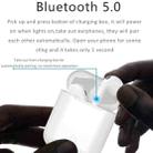 i9 Touch Wireless TWS Sport Bilateral Stereo Bluetooth 5.0 Headset with Charging Box, Touch Version (White) - 14