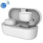Langsdom F178 TWS Bluetooth 5.0 Touch Wireless Earphone with Charging Box(White) - 1