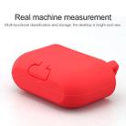 For Sony WF-1000XM3 Anti-lost Liquid Silicone Bluetooth Earphone Protective Case with Dust Plug(Red) - 5