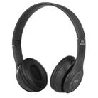 P47 Foldable Wireless Bluetooth Headphone with 3.5mm Audio Jack, Support MP3 / Call(Black) - 2