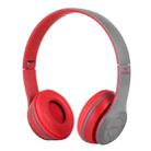 P47 Foldable Wireless Bluetooth Headphone with 3.5mm Audio Jack, Support MP3 / FM / Call(Red) - 1
