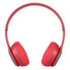 P47 Foldable Wireless Bluetooth Headphone with 3.5mm Audio Jack, Support MP3 / Call(Red) - 3