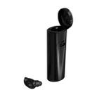 V21 Mini Single Ear Stereo Bluetooth V5.0 Wireless Earphones with Charging Box(Black) - 1