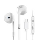 Langsdom V6T HIFI Type-C Wired Stereo Earphone(White) - 1