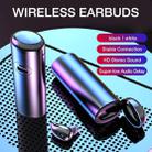 V21 Mini Single Ear Stereo Bluetooth V5.0 Wireless Earphones without Charging Box(Blue) - 3