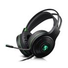 HAMTOD V5000 Dual 3.5mm + USB Interface Wired Gaming Headset, Cable Length: 2.1m(Black) - 1