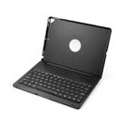 F102 For iPad 10.2 inch Wireless Bluetooth Keyboard Leather Tablet Case with Backlight(Black) - 1