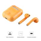 InPods 12 TWS Bluetooth 5.0 Marble Pattern Wireless Bluetooth Earphone with Magnetic Attraction Charging Box, Support Touch & Bilateral Call(Yellow) - 4