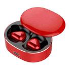 T50 6D Noise Cancelling Bluetooth V5.0 Wireless Bluetooth Headphone, Support Binaural Calls(Red) - 1