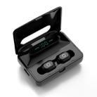 H60 LED Digital Display Stereo Bluetooth 5.0 Earphone with Charging Box (Black) - 1
