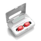 H60 LED Digital Display Stereo Bluetooth 5.0 Earphone with Charging Box (Red) - 1