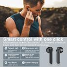 P100pro TWS Bluetooth 5.0 Touch Wireless Bluetooth Earphone with Charging Box & LED Smart Digital Display, Support Siri & Call(Black) - 3