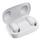 T10 TWS Bluetooth 5.0 Touch Wireless Bluetooth Earphone with Magnetic Attraction Charging Box & LED Display, Support Siri & HD Call(White) - 2