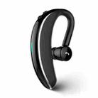 V7 Bluetooth 5.0 Business Style Wireless Stereo Sports Bluetooth Earphone, Support Inform Caller Name (Black) - 1