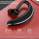 V7 Bluetooth 5.0 Business Style Wireless Stereo Sports Bluetooth Earphone, Support Inform Caller Name (Black) - 12