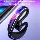 V7 Bluetooth 5.0 Business Style Wireless Stereo Sports Bluetooth Earphone, Support Inform Caller Name (Black) - 15