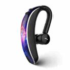 V7 Bluetooth 5.0 Business Style Wireless Stereo Sports Bluetooth Earphone, Support Inform Caller Name (Purple) - 1