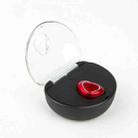 X7 Bluetooth 4.1 Mini Invisible Wireless Sports Bluetooth Earphone with Charging Box (Black Red) - 1