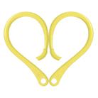 For AirPods 1 / 2 / Pro Anti-lost Silicone Earphone Ear-hook(Yellow) - 1