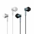 REMAX RM-201 In-Ear Stereo Metal Music Earphone with Wire Control + MIC, Support Hands-free(Silver) - 3