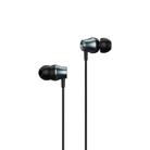 REMAX RM-202 In-Ear Stereo Metal Music Earphone with Wire Control + MIC, Support Hands-free(Tarnish) - 1