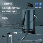 REMAX RM-202 In-Ear Stereo Metal Music Earphone with Wire Control + MIC, Support Hands-free(Tarnish) - 2