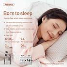 REMAX RM-208 In-Ear Stereo Sleep Earphone with Wire Control + MIC, Support Hands-free(White) - 2