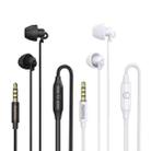 REMAX RM-208 In-Ear Stereo Sleep Earphone with Wire Control + MIC, Support Hands-free(White) - 3