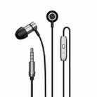 REMAX RM-630 3.5mm Gold Pin In-Ear Stereo Metal Music Earphone with Wire Control + MIC, Support Hands-free (Tarnish) - 1