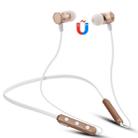 BT-890 Bluetooth 4.2 Hanging Neck Design Bluetooth Headset, Support Music Play & Switching & Volume Control & Answer(Gold) - 1